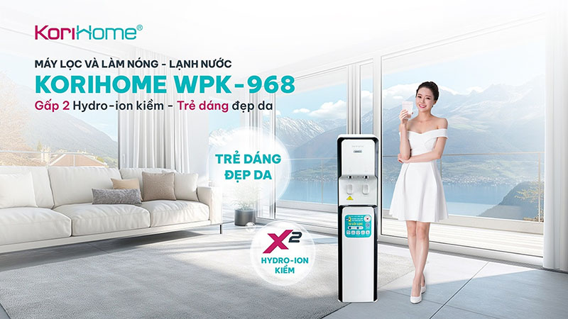 may loc va lam nong lanh nuoc korihome wpk 968 1