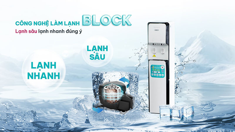 may loc va lam nong lanh nuoc korihome wpk 968 3